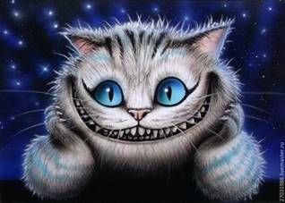 Животные ручной работы. Ярмарка Мастеров - ручная работа. Купить Картина - Чеширский кот под звездным небом. Светится в темноте. Handmade.
